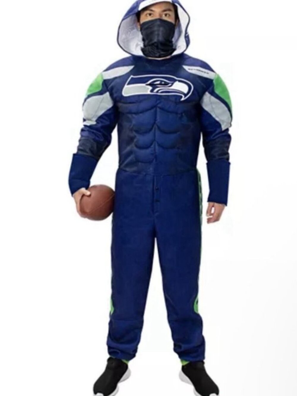 NFL Seattle Seahawks Men’s Blue Game Day Costume One Piece Size XL NWT